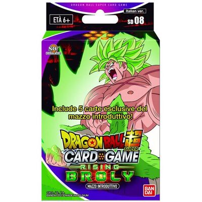 Bandai Dragon Ball Super Card Game – Riser Broly – Italian (Italienisch, Deck) Bandai Dragon Ball Super Card Game – Riser Broly – Italian (Italienisch, Deck)