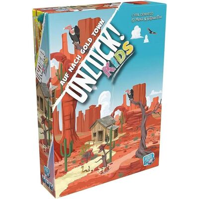 Asmodée Unlock! Kids - Gold Town Rätselspiel für Kinder 6+ | 1-4 Spieler Asmodée Unlock! Kids - Gold Town Rätselspiel für Kinder 6+ | 1-4 Spieler