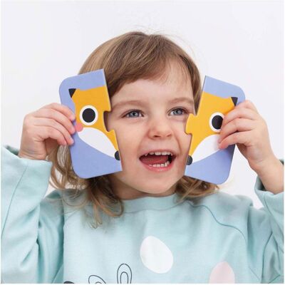 Banana Panda – Puzzle-Halbgesichter für unterwegs – 16-tlg. (16 Teile) Banana Panda – Puzzle-Halbgesichter für unterwegs – 16-tlg. (16 Teile)
