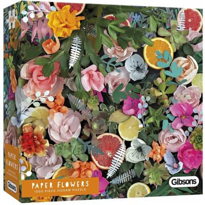 Gibsons - Paper Flowers - 1000 Teile - Puzzle Gibsons - Paper Flowers - 1000 Teile - Puzzle