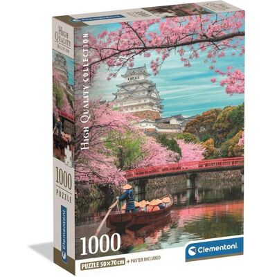 Clementoni Himeji Castle im Frühling - 1000-Teiliges Puzzle Clementoni Himeji Castle im Frühling - 1000-Teiliges Puzzle
