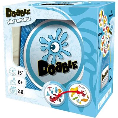 Asmodée Dobble Waterproof (Eco-sleeve, Ed. Italiana) (Italienisch, 2 - 8 Spieler) Asmodée Dobble Waterproof (Eco-sleeve, Ed. Italiana) (Italienisch, 2 - 8 Spieler)