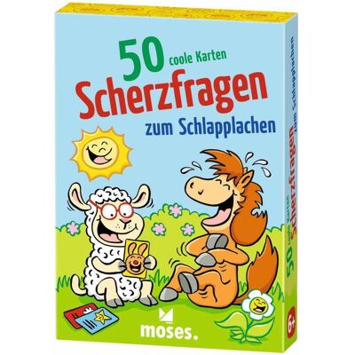 moses. Verlag GmbH 50 Coole Karten - Scherzfragen Zum Lachen - Kartenspiel moses. Verlag GmbH 50 Coole Karten - Scherzfragen Zum Lachen - Kartenspiel