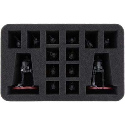 Feldherr HSMEBZ080BO - Schaumstoffeinlage für Star Wars Legion 2 x AT-RT (Schaumstoff) Feldherr HSMEBZ080BO - Schaumstoffeinlage für Star Wars Legion 2 x AT-RT (Schaumstoff)