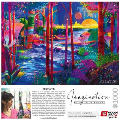 Redina Tili Modell - Sleeping Giants Puzzle - 1000 Teile - Puzzle Redina Tili Modell - Sleeping Giants Puzzle - 1000 Teile - Puzzle
