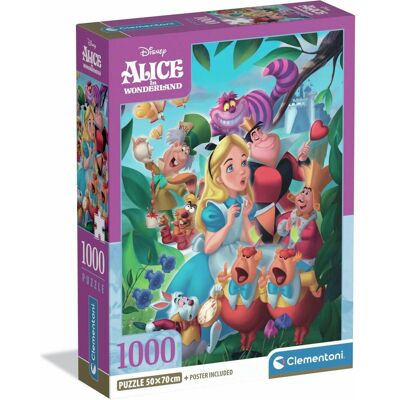 Clementoni Alice im Wunderland 1000 Teile Puzzle - Puzzle Clementoni Alice im Wunderland 1000 Teile Puzzle - Puzzle