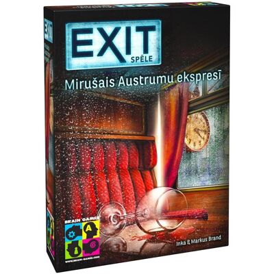 Brain Games EXiT Spēle - Mirušais Austrumu ekspresī (Deutsch, 1 - 6 Spieler) Brain Games EXiT Spēle - Mirušais Austrumu ekspresī (Deutsch, 1 - 6 Spieler)