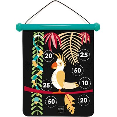 Scratch Dartspiel Dschungel, mittel Scratch Dartspiel Dschungel, mittel
