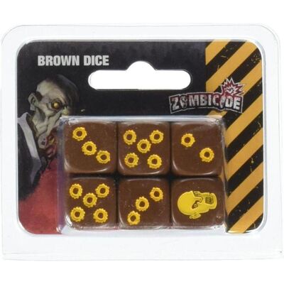 Cmon Zombicide: Brown Dice Cmon Zombicide: Brown Dice