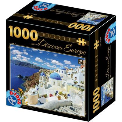 D-Toys Puzzle 1000 pieces - Santorini, Greece (1000 Teile) D-Toys Puzzle 1000 pieces - Santorini, Greece (1000 Teile)