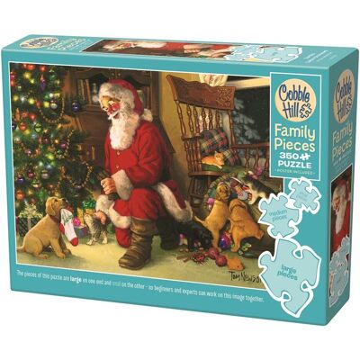 Cobble Hill Puzzle 350 Teile XXL - Santa's Lucky Stocking Cobble Hill Puzzle 350 Teile XXL - Santa's Lucky Stocking