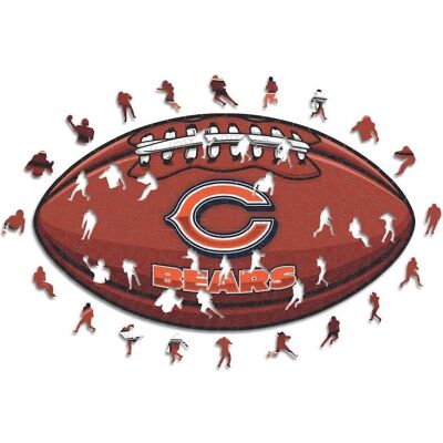 ICONIC Puzzles - Chicago Bears - Logo Football Holzpuzzle - S ICONIC Puzzles - Chicago Bears - Logo Football Holzpuzzle - S