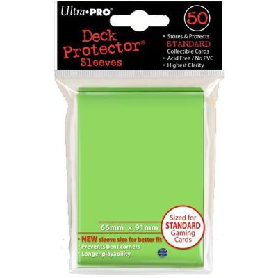 Ultra Pro Lime Green Kartenschutzhüllen - Standard Deck Protectoren Ultra Pro Lime Green Kartenschutzhüllen - Standard Deck Protectoren