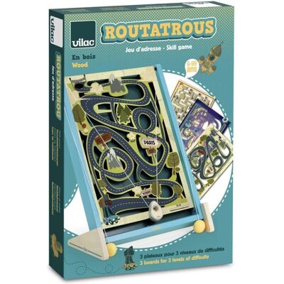 Vilac Routatrou Labyrinth Geschicklichkeits Spiel (1 Spieler) Vilac Routatrou Labyrinth Geschicklichkeits Spiel (1 Spieler)