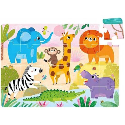 Banana Panda – Wild Jumbo Puzzle Safari – 24-tlg. (24 Teile) Banana Panda – Wild Jumbo Puzzle Safari – 24-tlg. (24 Teile)