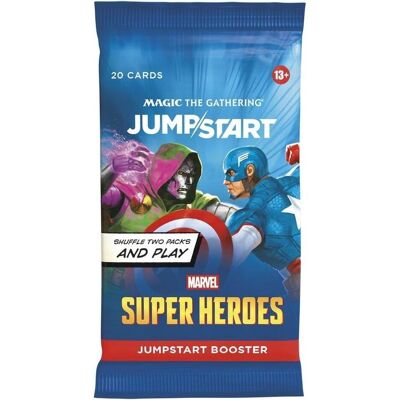 Wizards of the Coast Magic the Gathering - Marvel Super Heroes Jumpstart 1 Random Booster Pack - EN (Englisch, Booster Pack) Wizards of the Coast Magic the Gathering - Marvel Super Heroes Jumpstart 1 Random Booster Pack - EN (Englisch, Booster Pack)