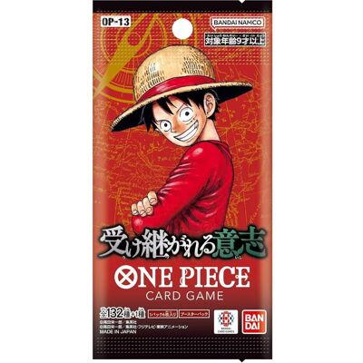 Bandai Carrying on His Will OP-13 Booster Pack - One Piece Card Game - JP (Japanisch, Booster Pack) Bandai Carrying on His Will OP-13 Booster Pack - One Piece Card Game - JP (Japanisch, Booster Pack)