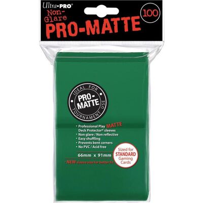 Ultra Pro Grüne Pro-Matte Kartenschutzhüllen - Kartenhüllen Ultra Pro Grüne Pro-Matte Kartenschutzhüllen - Kartenhüllen