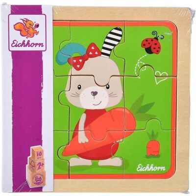 Eichhorn EH Einlegepuzzle Friends, 6-sort. (9 Teile) Eichhorn EH Einlegepuzzle Friends, 6-sort. (9 Teile)