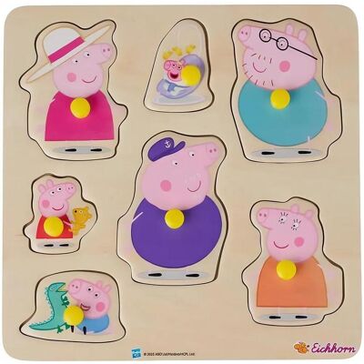 Eichhorn Peppa Pig Einlegepuzzle (7 Teile) Eichhorn Peppa Pig Einlegepuzzle (7 Teile)