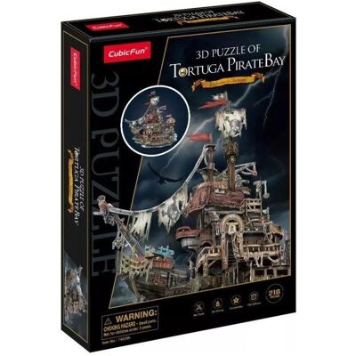 Cubic Fun Tortuga 218 Stück 3D Pirat Hafen Puzzle Cubic Fun Tortuga 218 Stück 3D Pirat Hafen Puzzle