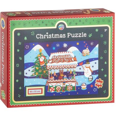 Grafix Weihnachtspuzzle 46x32cm - 35 Teile. (35 Teile) Grafix Weihnachtspuzzle 46x32cm - 35 Teile. (35 Teile)