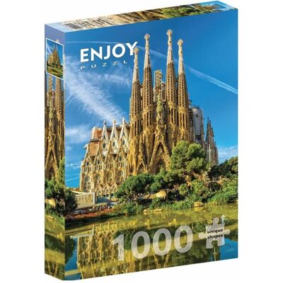 Enjoy Puzzles Sagrada Familia Basilica 1000-teiliges Puzzle Enjoy Puzzles Sagrada Familia Basilica 1000-teiliges Puzzle