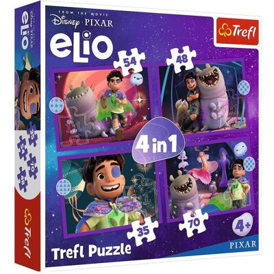 Trefl 4 in 1 Puzzle 35, 48, 54, 70 Teile – Elio der Film (70 Teile) Trefl 4 in 1 Puzzle 35, 48, 54, 70 Teile – Elio der Film (70 Teile)