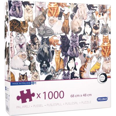 Martinex Peliko Kissat -palapeli, 1000 palaa (1000 Teile) Martinex Peliko Kissat -palapeli, 1000 palaa (1000 Teile)