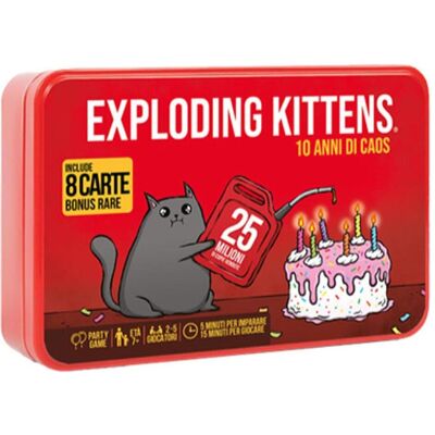 Asmodée Exploding Kittens 10 Anni di Caos (Italienisch) Asmodée Exploding Kittens 10 Anni di Caos (Italienisch)