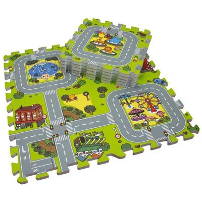 Magni Floor Puzzle in foam w. road - 3602 (3602 Teile) Magni Floor Puzzle in foam w. road - 3602 (3602 Teile)