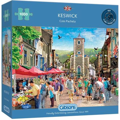 Gibsons Keswick - Czes Pachela 1000-teil Puzzle - Puslespil Gibsons Keswick - Czes Pachela 1000-teil Puzzle - Puslespil