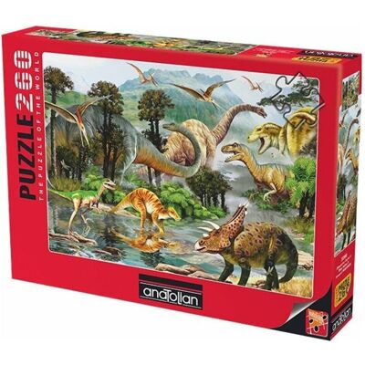 Anatolian Dinosaurier Puzzle - 260 Teile - Lehrreich & Dekorativ Anatolian Dinosaurier Puzzle - 260 Teile - Lehrreich & Dekorativ