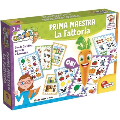 Lisciani Carotina Prima Maestra Maxi Schede Fattoria Lisciani Carotina Prima Maestra Maxi Schede Fattoria