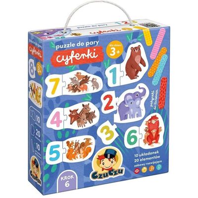Czuczu Puzzle für ein Paar Zahlen 3+ (20 Teile) Czuczu Puzzle für ein Paar Zahlen 3+ (20 Teile)