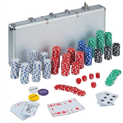 Relaxdays Pokerkoffer (Multilingual, 2 - 6 Spieler) Relaxdays Pokerkoffer (Multilingual, 2 - 6 Spieler)