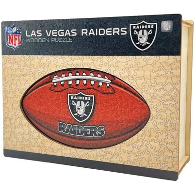 ICONIC Puzzles NFL Las Vegas Raiders Holzpuzzle mit Logo - Größe M ICONIC Puzzles NFL Las Vegas Raiders Holzpuzzle mit Logo - Größe M