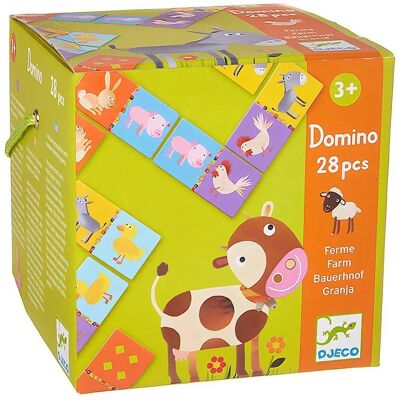 Djeco Domino Spiel - Bauernhof - Lernspiel Djeco Domino Spiel - Bauernhof - Lernspiel