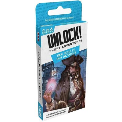 Asmodée SCOD0110 - Unlock! Short Adventures: Der Schatz des Oktopus, Rätselspiel, für 1-6 Spieler (Deutsch, 1 - 6 Spieler) Asmodée SCOD0110 - Unlock! Short Adventures: Der Schatz des Oktopus, Rätselspiel, für 1-6 Spieler (Deutsch, 1 - 6 Spieler)