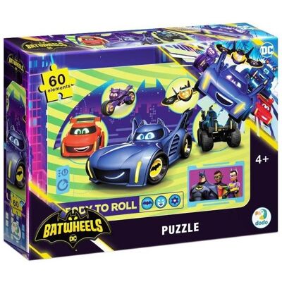 Dodo Puzzle 60 Batwheels Sie wollen spielen (60 Teile) Dodo Puzzle 60 Batwheels Sie wollen spielen (60 Teile)