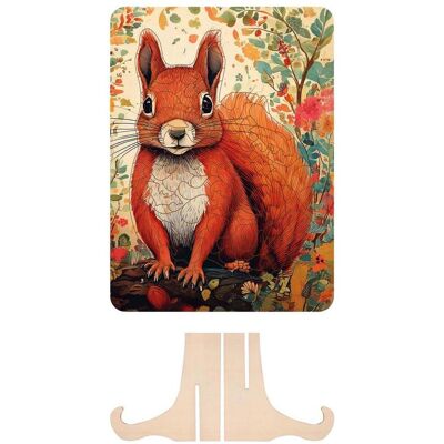 Grafix Holzpuzzle Eichhörnchen - Einzigartige Formen - 130 Teile. (130 Teile) Grafix Holzpuzzle Eichhörnchen - Einzigartige Formen - 130 Teile. (130 Teile)