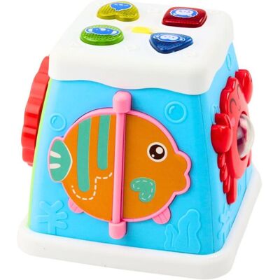 Lean Toys Lean Pädagogischer Multifunktionaler Interaktiver Würfel Lichter Töne Lean Toys Lean Pädagogischer Multifunktionaler Interaktiver Würfel Lichter Töne