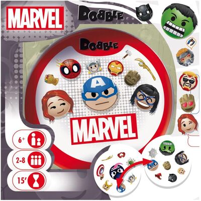 Asmodée Jeu - Dobble Marvel Emoji (Französisch, 2 - 8 Spieler) Asmodée Jeu - Dobble Marvel Emoji (Französisch, 2 - 8 Spieler)