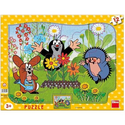 Dino Puzzle Maulwurf Gärtner 12 Teile (12 Teile) Dino Puzzle Maulwurf Gärtner 12 Teile (12 Teile)