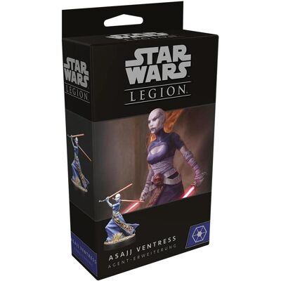 Atomic Mass Games Star Wars: Legion Asajj Ventress, Brettspiel, für 2 Spieler, ab 14 Jahren (DE-Erweiterung) (Deutsch, 2 Spieler) Atomic Mass Games Star Wars: Legion Asajj Ventress, Brettspiel, für 2 Spieler, ab 14 Jahren (DE-Erweiterung) (Deutsch, 2 Spieler)