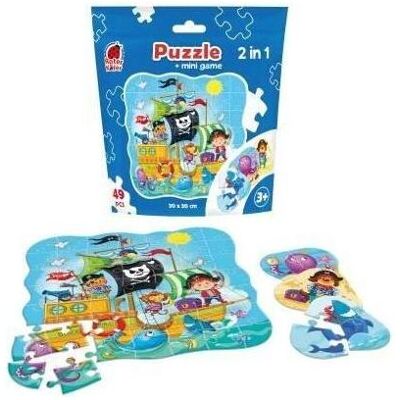 Roter Käfer Puzzle in stand-up pouch "2 in 1. Pirates" RK1140-04 (49 Teile) Roter Käfer Puzzle in stand-up pouch "2 in 1. Pirates" RK1140-04 (49 Teile)