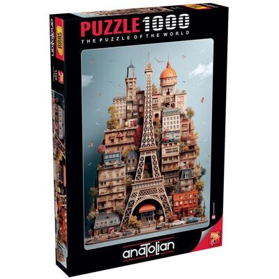 Anatolian Puzzle Eiffelova věž 1000 dílků (1000 Teile) Anatolian Puzzle Eiffelova věž 1000 dílků (1000 Teile)