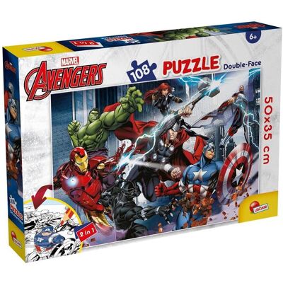 Lisciani Marvel Avengers 108 Doppelseitiges Puzzle (108 Teile) Lisciani Marvel Avengers 108 Doppelseitiges Puzzle (108 Teile)