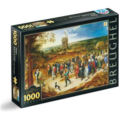 D-Toys Pieter der Jüngere - Die Hochzeitsprozession - Puzzle 1000 Teile D-Toys Pieter der Jüngere - Die Hochzeitsprozession - Puzzle 1000 Teile