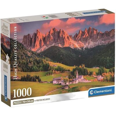 Clementoni - Magische Dolomiten 1000 Puzzle - Puzzle Clementoni - Magische Dolomiten 1000 Puzzle - Puzzle